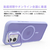 COCO　CASE iPhone 17用カメラリングスタンドケース パープル 1845-17-PURPLE-イメージ3