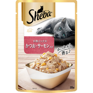 マースジャパンリミテッド シーバ リッチ お魚ミックス かつお・サーモン入り(35g) SRIｵｻｶﾅMｶﾂｵｻ-ﾓﾝ35G-イメージ1