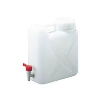 トラスコ中山 TRUSCO　扁平缶　広口ケミカルコック　パッキン付タイプ　10L T0316