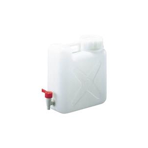 トラスコ中山 TRUSCO　扁平缶　広口ケミカルコック　パッキン付タイプ　10L T0316-イメージ1