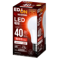 アイリスオーヤマ LED電球 E26口金 全光束485lm(4．9W一般電球タイプ) 電球色相当 オリジナル LDA5L-G-4EDA