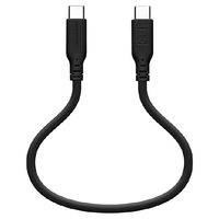 ラスタバナナ PD100W対応 USB3．2 GEN2(Type-C to Type-C) ケーブル 0．3m チャコールグレー R03CACC5A02CGRY