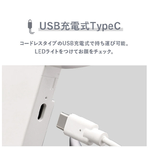 オルゴ 3WAY LEDミラー VENUSiS ホワイト VML-4100-5X(W)-イメージ6