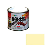 アサヒペン 油性鉄部木部用EX 1／5L アイボリー FC477NS