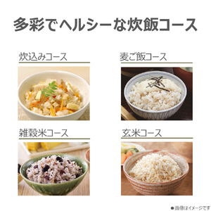 東芝 IHジャー炊飯器(5．5合炊き) ホワイト RC-10HA(W)-イメージ5