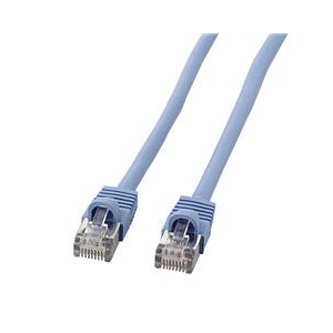 サンワサプライ STPエンハンスドカテゴリ5単線ケーブル（0．5m） ライトブルー KB-STP-005LBN-イメージ1