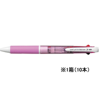 三菱鉛筆 ジェットストリーム3色ボールペン0.7mm ピンク 10本 1箱(10本) F884933-SXE340007.13