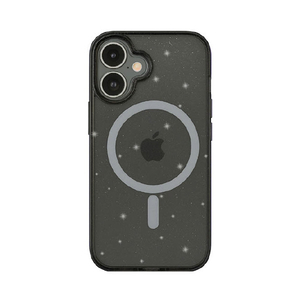 COCO　CASE iPhone 17用スパンコールクリアケース ブラック 1846-17-BLACK-イメージ1