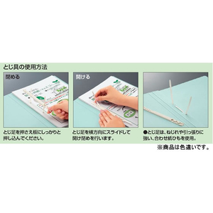 コクヨ フラットファイル〈オール紙〉A4タテ とじ厚10mm 緑 F875377-ﾌ-RK10NG-イメージ2