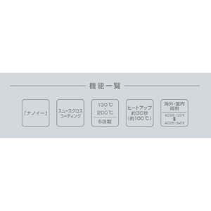 パナソニック ストレートアイロン ナノケア 白 EH-HS9J-W-イメージ8