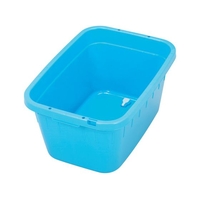 新輝合成 トンボ 角型タライジャンボ 水抜栓付 ブルー60L FC644GL-3635333