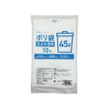 Forestway ゴミ袋 乳白半透明 45L 10枚 FC862NS-FRW200529