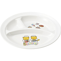 エンテック 丸ランチ皿(大) こねこたい FC73187-KO-1