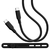 ラスタバナナ PD100W対応 USB3．2 GEN2(Type-C to Type-C) ケーブル 1．0m チャコールグレー R10CACC5A02CGRY-イメージ1