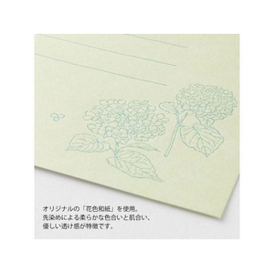 デザインフィル レターセット 花色和紙 緑A FC594SU-86931006-イメージ7