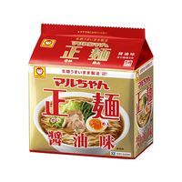 東洋水産 マルちゃん正麺 醤油味 5食パック F863465