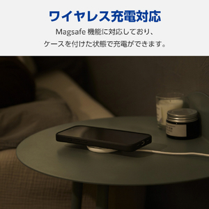 エレコム iPhone 16 Pro用ハイブリッドケース MAGKEEP スタンド ブラック PM-A24CMAGSTBK-イメージ3