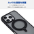 エレコム iPhone 16 Pro用ハイブリッドケース MAGKEEP スタンド ブラック PM-A24CMAGSTBK-イメージ7