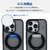 エレコム iPhone 16 Pro用ハイブリッドケース MAGKEEP スタンド ブラック PM-A24CMAGSTBK-イメージ8