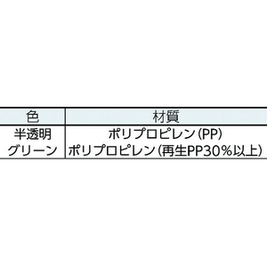トラスコ中山 Fシリーズコンテナ 21L グリーン FC938GK-5010314-イメージ2