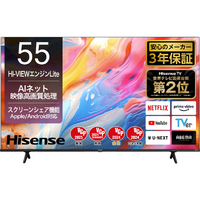 ハイセンス 55A6K 55V型4Kチューナー内蔵4K対応液晶テレビ A6Kシリーズ