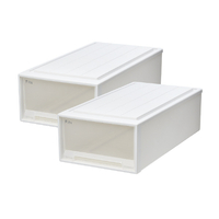 天馬 フィッツケース74-39M ホワイトクリア 2個組 ホワイトクリア ﾌｲﾂﾂｹ-ｽ74-39MWHCL2ｸﾞﾐ