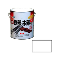 アサヒペン 油性鉄部木部用EX 1.6L 白 FC478NS