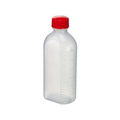 エムアイケミカル 投薬瓶PPB(滅菌済)少数包装 プラスチック薬瓶 08-2850-2905 キャップ:赤 150CC(5ホンイリ) FCG636T-08-2850-2905