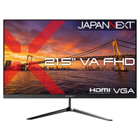 JAPANNEXT 21．5インチ 液晶モニターVAパネル搭載 フルHD(1920×1080)解像度  JN-VA215F3 HDMI VGA オーディオ入力【2年保証】 ブラック JN-VA215F3