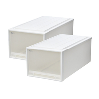 天馬 フィッツケース74-39L ホワイトクリア 2個組 ホワイトクリア ﾌｲﾂﾂｹ-ｽ74-39LWHCL2ｸﾞﾐ