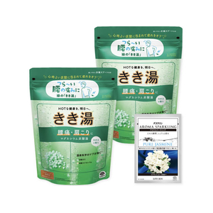 アース製薬 きき湯 マグネシウム炭酸湯 カボスの香り 分包付 360ｇ×2P FCK652C-イメージ1