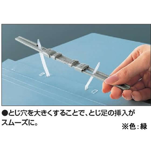 コクヨ フラットファイルT A4タテ とじ厚15mm 緑 F875388-ﾌ-T10NG-イメージ2
