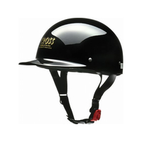 リード工業 CROSS ハーフヘルメットBK CR680BK FC440MT-CR680BK