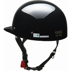 リード工業 CROSS ハーフヘルメットBK CR680BK FC440MT-CR680BK-イメージ3