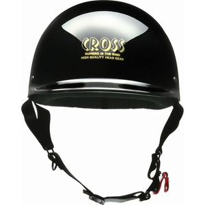 リード工業 CROSS ハーフヘルメットBK CR680BK FC440MT-CR680BK-イメージ4