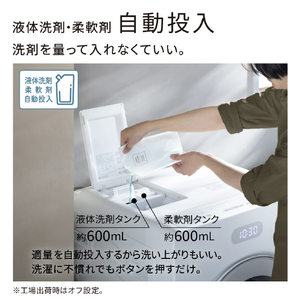 日立 ドラム式洗濯乾燥機 BD-CX100PR W-イメージ11