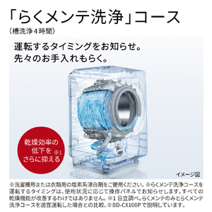 日立 ドラム式洗濯乾燥機 BD-CX100PR W-イメージ7