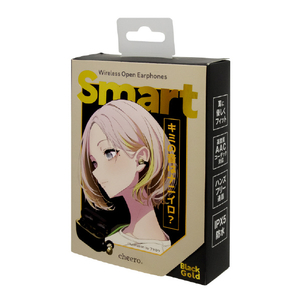 cheero フルワイヤレスイヤホン Wireless Open Earphones Smart ゴールド CHE-645-GO-イメージ9
