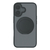 COCO　CASE iPhone 17用360°回転するリング付きマットケース ブラック 1847-17-BLACK-イメージ2