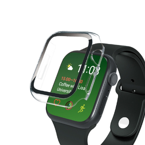 トリニティ Apple Watch SE/6/5/4(40mm)用高透明 ガラス一体型PCケース クリア TR-AW2240-GLPC-CCCL-イメージ1