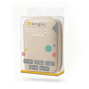 e angle ガジェットケース ダークベージュ ANGL-AVA15-A-BG-イメージ11