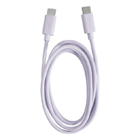 イツワ商事 USB Type-C to C 充電通信ケーブル(1m) パープル MTCD2302PU