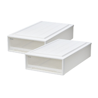 天馬 フィッツケース74-44S ホワイトクリア 2個組 ホワイトクリア ﾌｲﾂﾂｹ-ｽ74-44SWHCL2ｸﾞﾐ