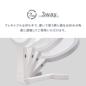 オルゴ 3WAY LEDミラー VENUSiS グレー VML-4100-5X(H)-イメージ7