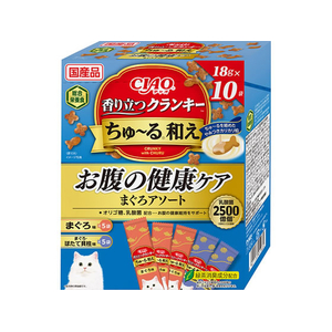 いなば クランキーちゅーる和え お腹ケア 10袋 FCJ224C-イメージ1