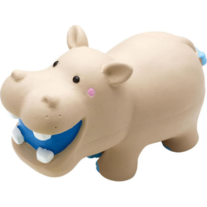 ドギーマン ラテックストイ I LOVEピーピーアクア カバエラ グレー FCJ041K-イメージ2