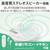 ロジテック ステレオスピーカー搭載ポータブルCDプレーヤー ホワイト LCPPAPS02WH-イメージ7