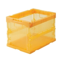 トラスコ中山 スケルコン折りたたみコンテナ 20L オレンジ FC325FY-3638782