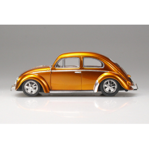 アオシマ 1/32 フォルクスワーゲン ビートル カスタム(メタリックオレンジ) Aﾗｸﾌﾟﾗ20CUMOﾋﾞ-ﾄﾙCMｵﾚﾝｼﾞ-イメージ3