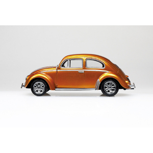 アオシマ 1/32 フォルクスワーゲン ビートル カスタム(メタリックオレンジ) Aﾗｸﾌﾟﾗ20CUMOﾋﾞ-ﾄﾙCMｵﾚﾝｼﾞ-イメージ4